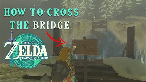 How to cross the broken bridge to Rito Village .